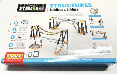 Engino Discovering STEM Eng-STEM06 Structures Beidges Kit NEW NIB
