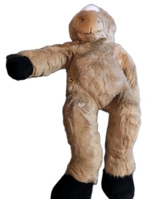 Vintage 1997 Build-A-Bear Workshop Brown Horse Plush White Blaze Black Mane 16''