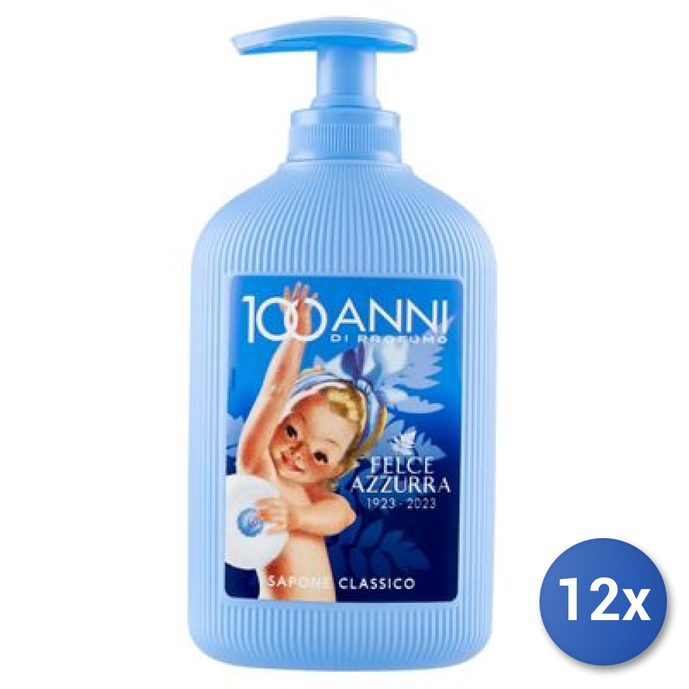 12x Bundle Felce Azzurra Liquid Soap Original Unique Scent 300Ml Sapone Liquido