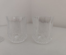 Set of 2 Longchamp Cristal D’Arques Crystal Shot Glasses - 5.5x4.5cm (152g) each