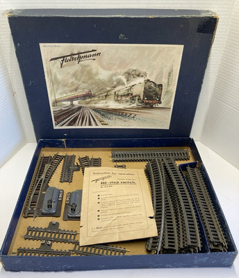 Fleischmann HO Assorted Lot of Track - Curves, Straights, Uncouples, Switches