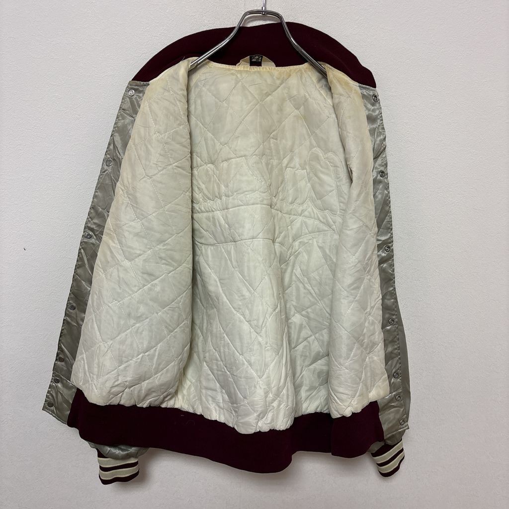 【Leader Sportswear】 MADE IN USA Corporate Logo Stadium Jacket 企業ロゴ刺繡スタジャン S-4159 image 3