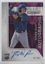 2015 Panini Prizm Auto Purple Flash Prizm 7/99 Ryan Rua #69 Auto 2oe
