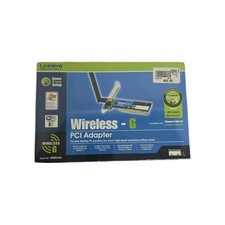 Linksys WMP54G Wireless-G PCI Adapter With Antenna NEW  SEALED
