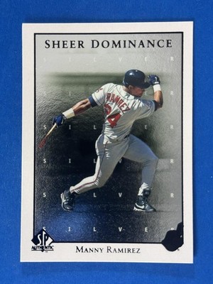 1998 SP Authentic Sheer Dominance Silver #SD18 Manny Ramirez Indians