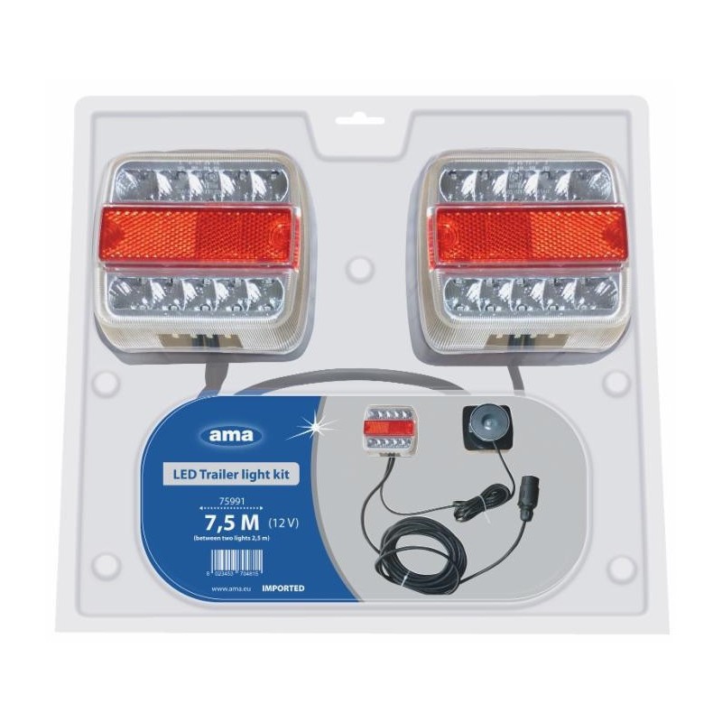 Fini les pannes de signalisation avec le kit feu de remorque LED magnétique