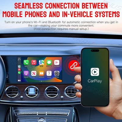 Carplay Wireless Adapter 2 in 1 met Carplay kabel (USB naar C) metalen design Mini CarPlay Wireless Adapter voor iPhone iOS 10 en Android 11 systeem