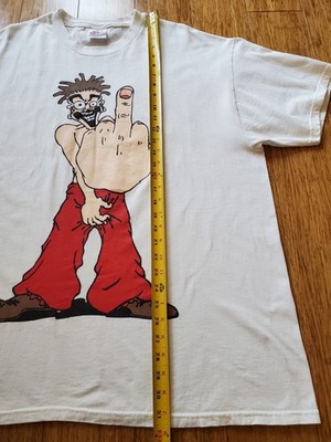 Vintage 90's Insane Clown Posse Middle Finger T Shirt XL Shaggy 2