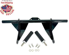 NEW GLOEEY BLACK Highway Engine Crash Bar Harley Dyna Street Bob 1.25" 06-2017