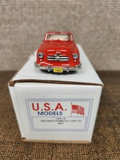 Motor City Usa Models 143 Usa-18 1950 Nash Rambler Convertible Top Down Red Motor City Usa Models 143 Usa-18 1950 Nash Rambler Convertible Top Down Red
