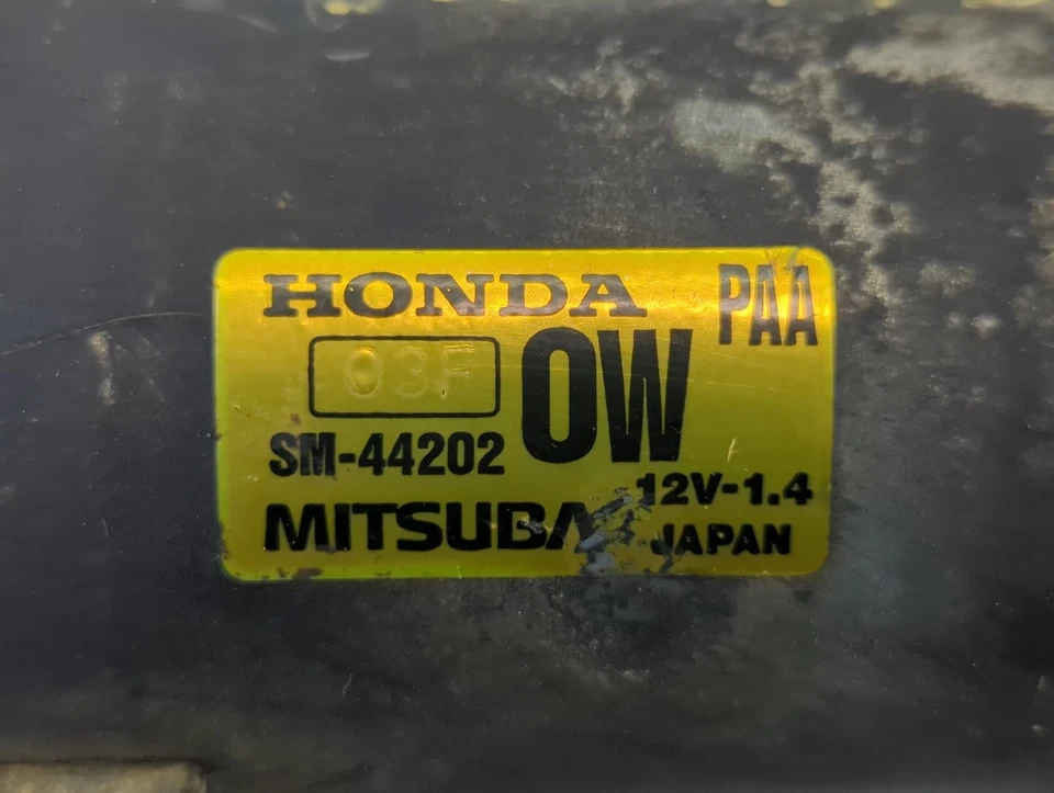 Motor de arranque Honda Accord 1998-2002 motor solenoide fabricante original ERIAT Foto 2 de 4