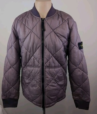 Stone Island Garment Dyed Quilted Micro Yarn Womens Puffer Jacket Size Medium