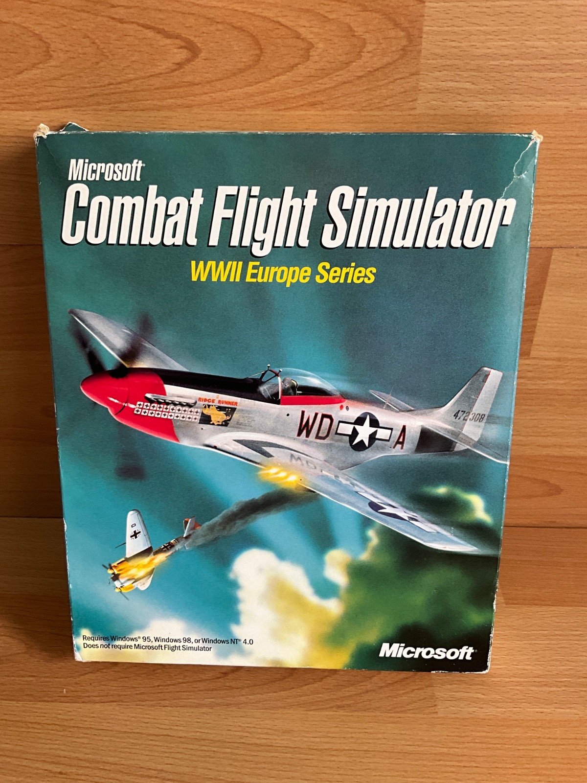 Microsoft Combat Flight Simulator WWII Europe Series PC Game Big Box Complete