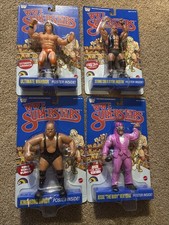 SET! ALL LJN WWE Superstars Series Wave 2 Blue Card Warrior Ventura Bundy Austin