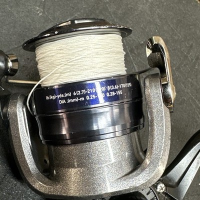 Daiwa Samurai x2 2500 Pre Spooled Reel Aluminum Spool/ black Dia