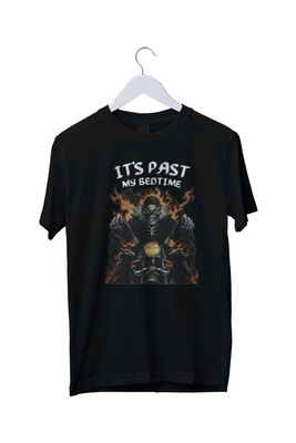 Lustiges T-Shirt It's Past My Bed Time Grafik Unisex S M L XL 2 3 4 XL  