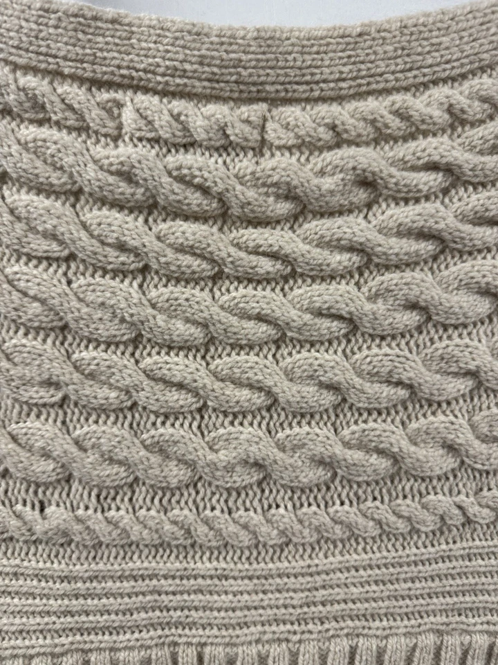 Suéter tejido con cable cruzado Fisherman Out Of Ireland mezcla de lana y cachemir Foto 4 de 4