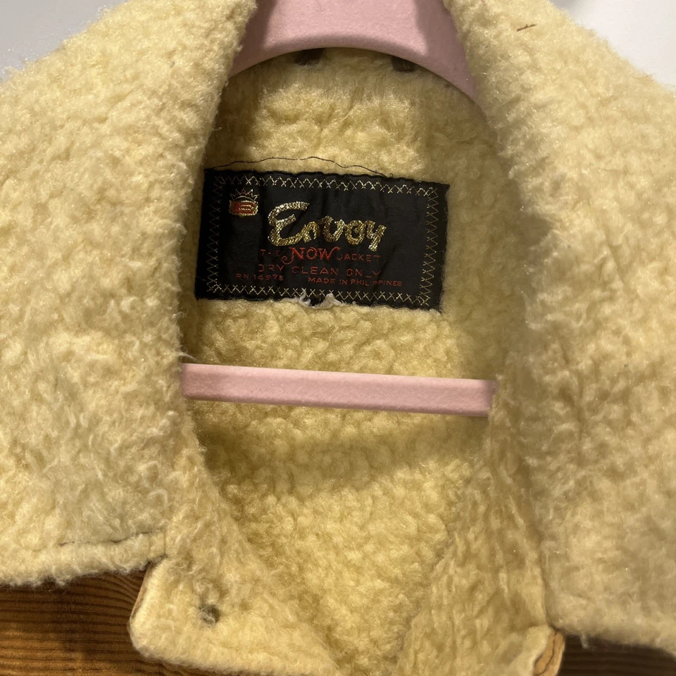 Vintage 70s 80s Envoy Corduroy Country Gentleman Coat Brown Kramer Seinfeld SZ L - Image 3 of 4