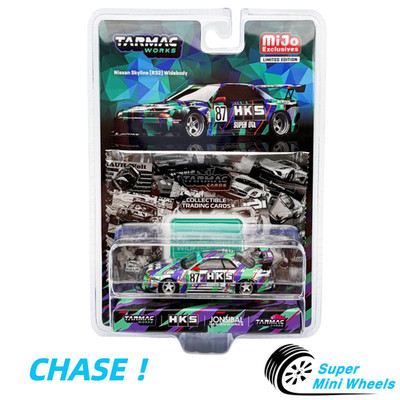CHASE ！Tarmac Works 1:64 Nissan Skyline (R32) Widebody Jonsibal