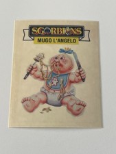 1990 Sgorbions Holidays Clear Gore May / Connie Sewer Garbage Pail Kids Italy