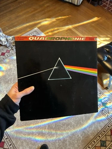 Pink Floyd Dark Side of the Moon Vinyl Lp German Quadraphonic 1C 062-05-249 Q