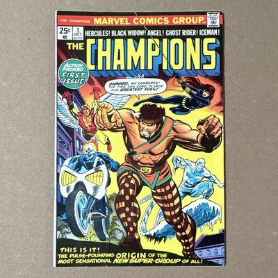 Marvel Comics The Champions #1 First Issue Bronze Age Ghost Rider