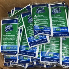 120 Pack!  Spic And Span Floor & Multi-Surface Cleaner Portion Packet 4-40