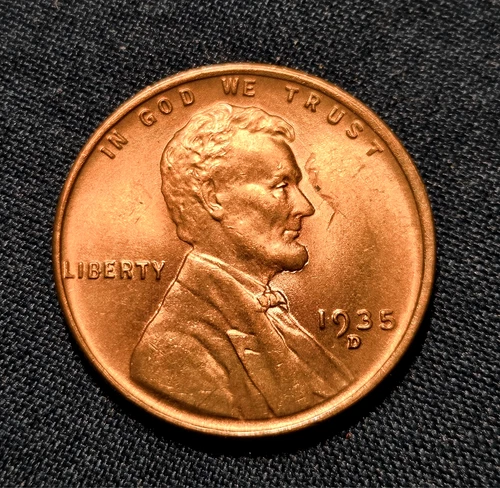 1935 D Lincoln Wheat Penny Cent *Higher Grade* AU/About Uncirculated