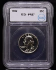 1962 Washington Quarter ICG PR67