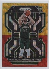 2021-22 Panini Prizm Red & Gold Wave Prizm Sandro Mamukelashvili #293 0x49