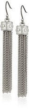 NEW LUCKY BRAND SILVER TASSEL MULTIPLE STRANDS CHAINS DROP EARRINGS JLRY5102