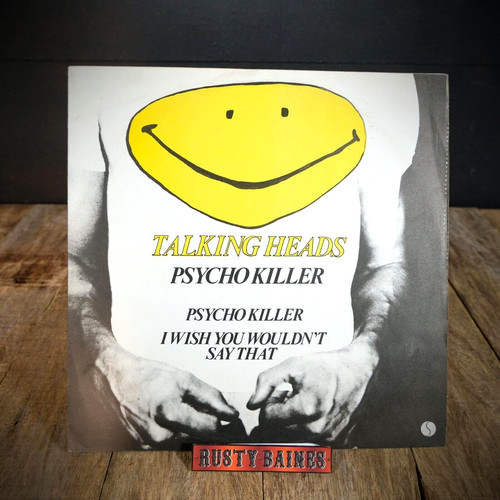 Record 12" Single, Talking Heads Psycho Killer, Belgian Issue - Grade G+ prezzo ebay