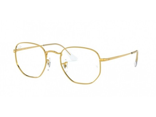 Ray-Ban Occhiali da Vista RX6448 3086 Oro Unisex Irregolare | eBay