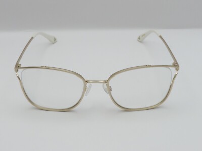 AMELIA E. 35-001903 SERENA SQUARE METAL CAT EYE FRAMES GOLD 52-19-135 NEW*