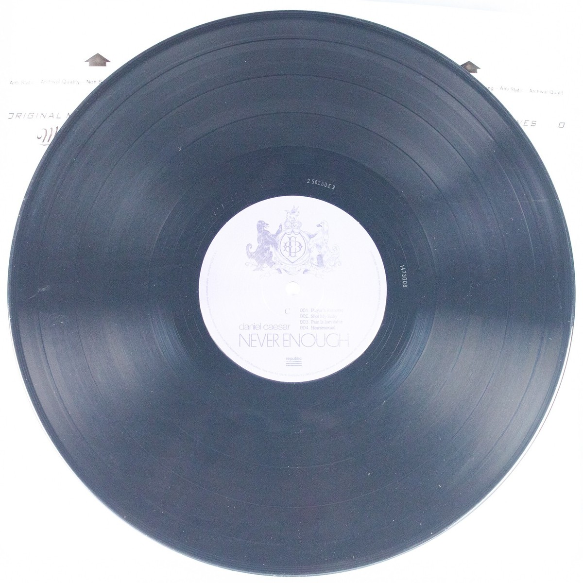 Daniel Caesar Never Enough SIGNED Vinyl Black 2X LP New Unplayed