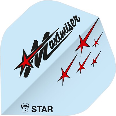 Bull's Flights, B-Star Max Hopp Blue Star, 100micron, Standard, 1 Set = 3 Stk