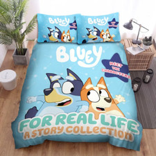 Cartoon Gift Idea, Bluey  Bingo For Real Life Bedding Duvet Cover Set 4pcs 