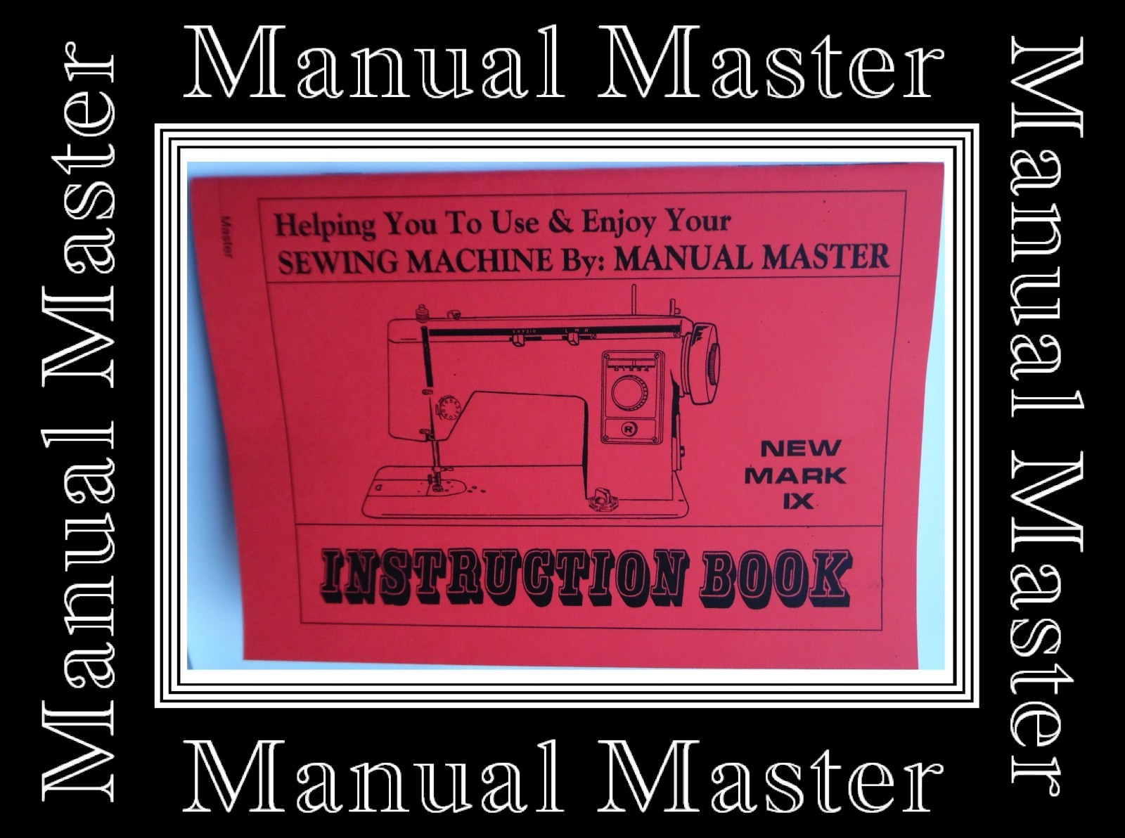 NOVUM New Mark IX 9 sewing machine instructions Manual Booklet (No