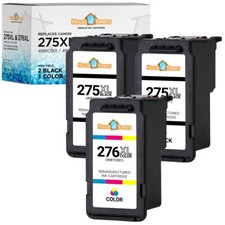 For Canon PG-275XL CL-276XL Ink Cartridges for Canon 275 276 PIXMA TR4720 Lot