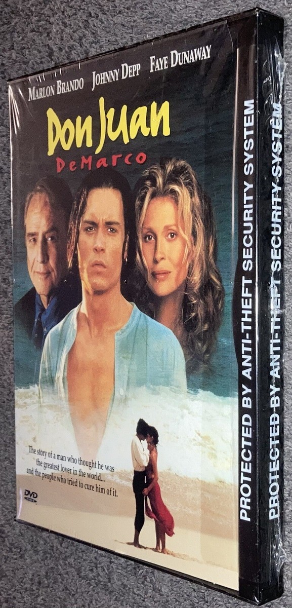 Don Juan DeMarco DVD Johnny Depp Faye Dunaway Marlon Brando Tiny