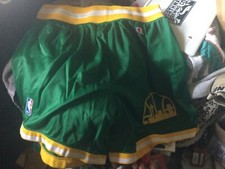 Seattle Supersonics Sonics Vintage 90s CHAMPION Basketball Shorts X-Large Clean