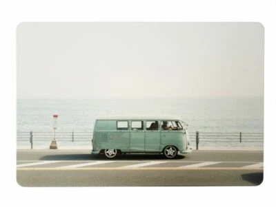 VOGT Schreibtischunterlage VW Bus Bully am Meer 40 x 60 cm abwischbar Auto Urlaub