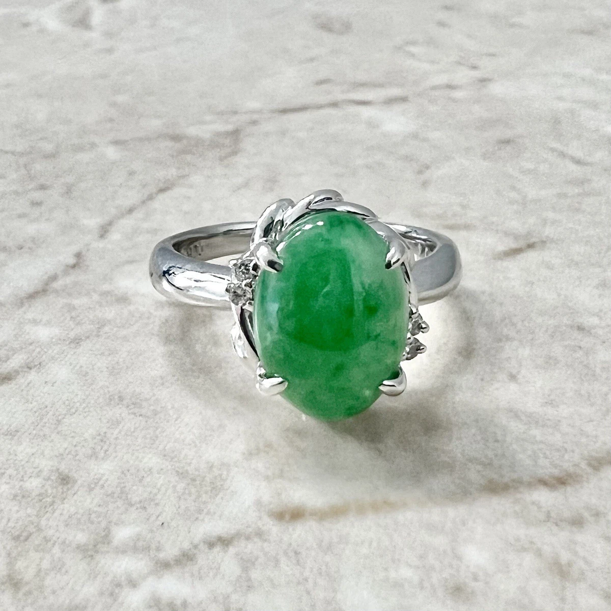 Pansysen Green Emerald Gemstone Cocktail Rings For Women 925 Sterling  Silver Anniversary Ring Female Fine Jewelry Gift Wholesale - Rings -  AliExpress