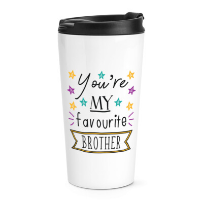 Tasse émail Rétro "You're My Favourite Brother" – Cadeau Drôle Pour Camping