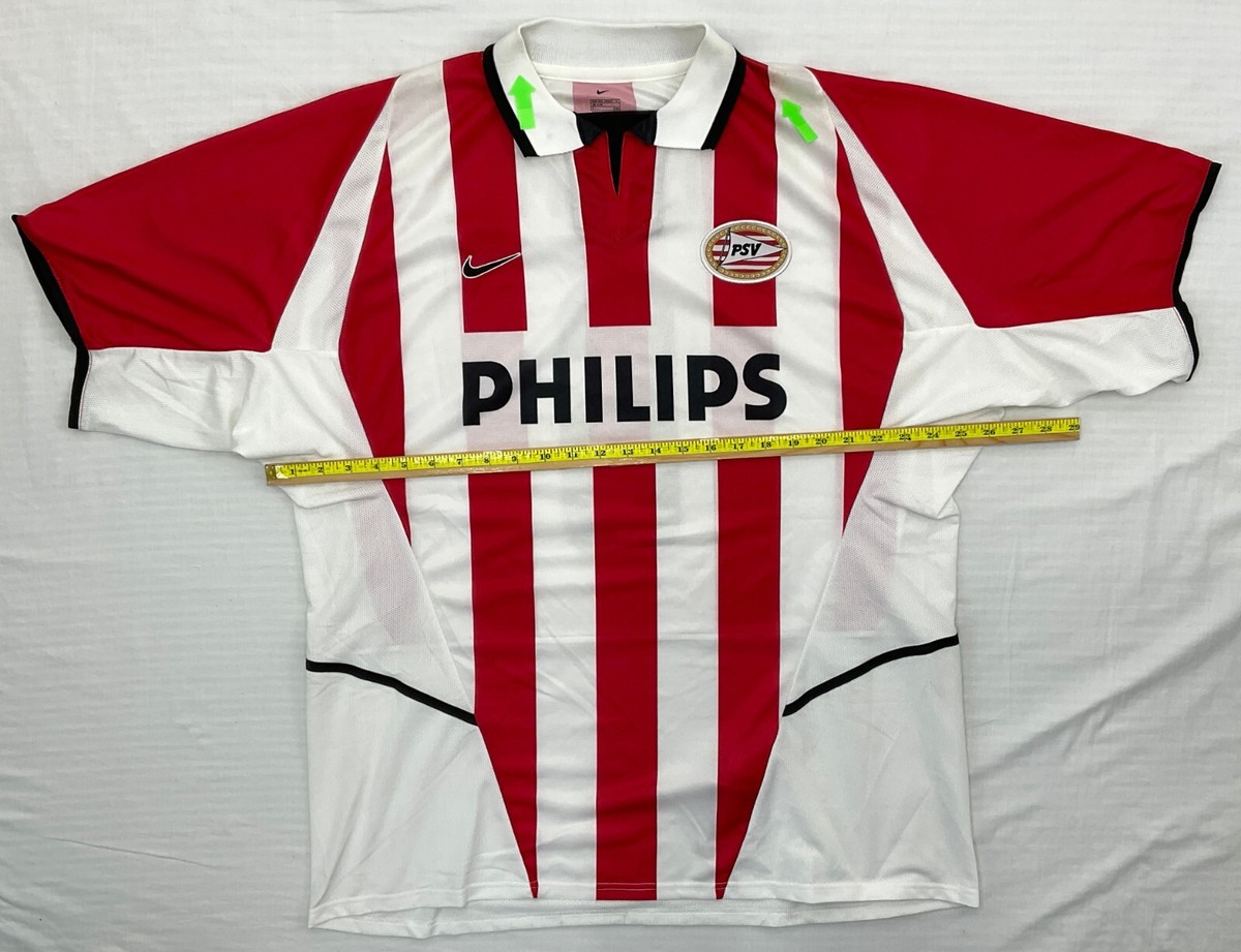 Nike V. BOMMEL #6 PSV Eindhoven 2002 2003 Home Football Shirt