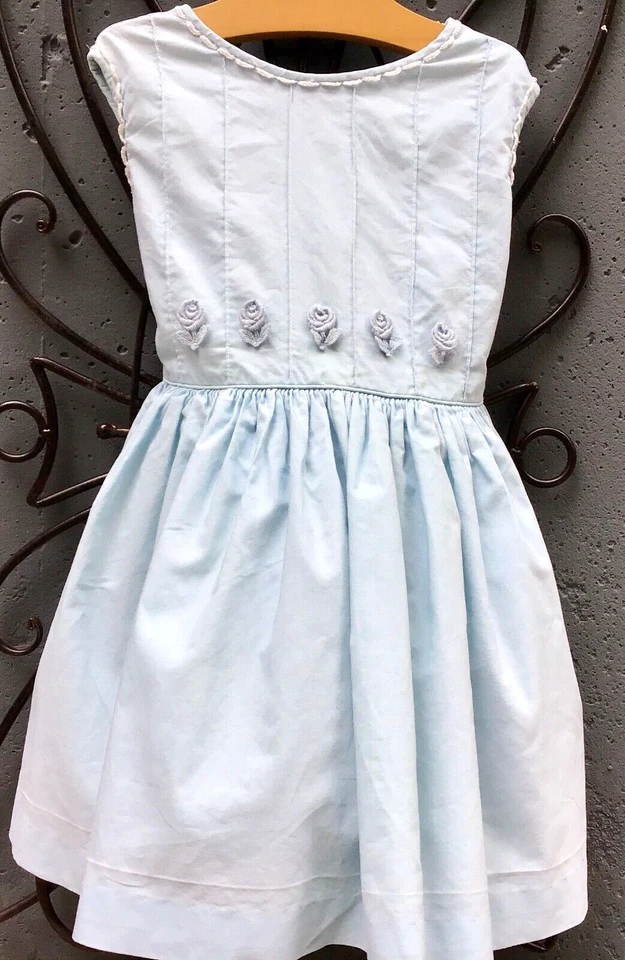 Gorgeous Vintage Light Blue Dress for Antique Doll or Child - Cinderella Brand T - Image 2 of 4