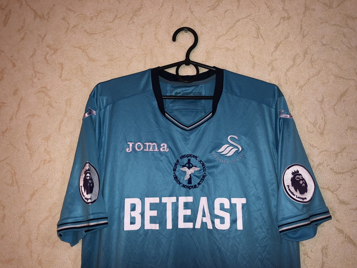 Maillot Entraînement Swansea City 2016/2017 - Joma Taille M - Rare Et Excellent état