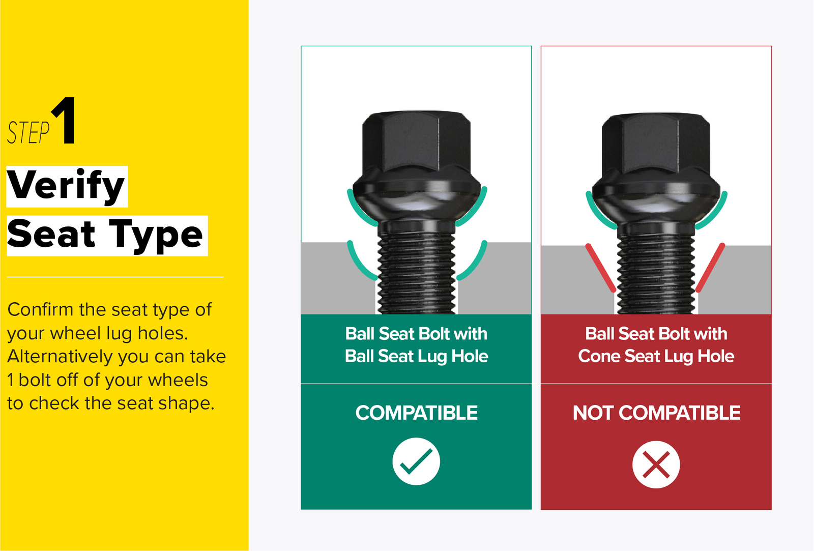 10pc Extended 14x1.5 Black Lug Bolts 45mm Shank Ball Radius Seat