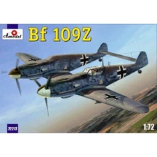 Amodel 72217 Scale model airplane kit 1:72 Messerschmitt Bf-109Z kits model