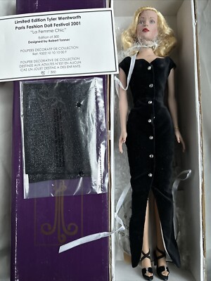 Tonner Tyler Wentworth 2001 LA FEMME CHIC 16” PARIS FASHION DOLL